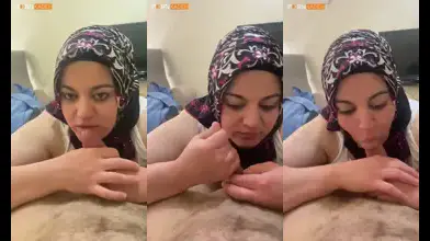 زوجة تركية ترتدي الحجاب تمص زب صديقها في فيديو مص ساخن لعشيقها.